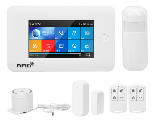 Detector Antirrobo Wifi+gsm+gprs Con Alarma De 4.3 Pulgadas