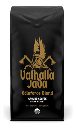 Death Wish Coffee Valhalla Java Dark Roast Café Molido...