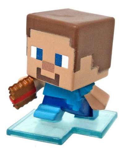 Figura Minecraft - Steve With Frostwalker Boots Mini Mattel (Usado)