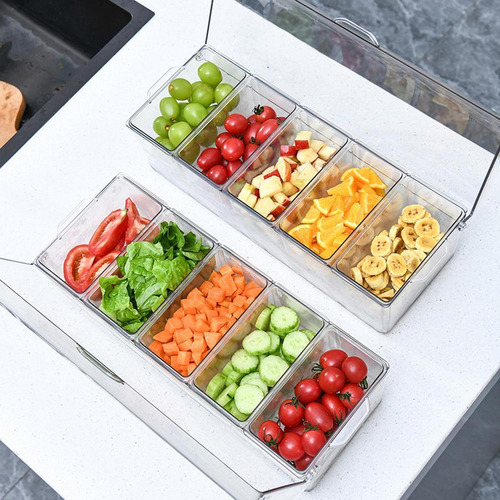 Bandeja Para Servir Condimentos Refrigerados, Cuenco Para