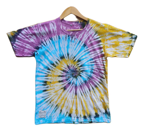 Remera Premium Batik Tie Dye Vortice 3 Colores