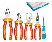 Comprar Set De Alicates Aislados En Estuche 5 Piezas Thktv02p051