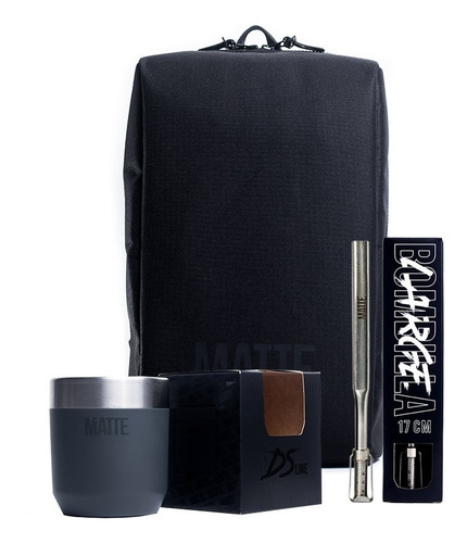 Imagen 3 de 10 de Set Mate + Bombilla Acero Inoxidable + Mochila Matera