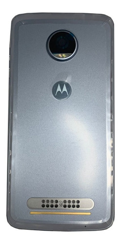 Tampa Traseira Original Moto Z2 Play Xt1710 Azul Nimbus