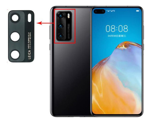 Remplazo Vidrio Cristal Lente Camara Trasera Huawei P40 Pro