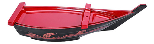 Plato Con Forma De Barco De Sushi Plato Para Servir M Rojo