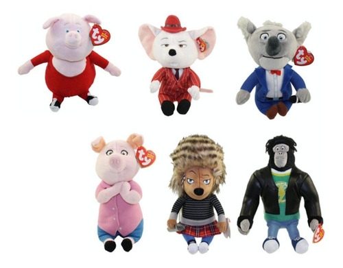 Rosita Cerdita 23cm Sing Ven Y Canta Ty Peluche Marranita