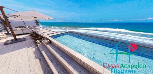 Cad Live Aqua 1906. Terraza, Alberca Privada, Jacuzzi Y Vista Frontal Al Mar