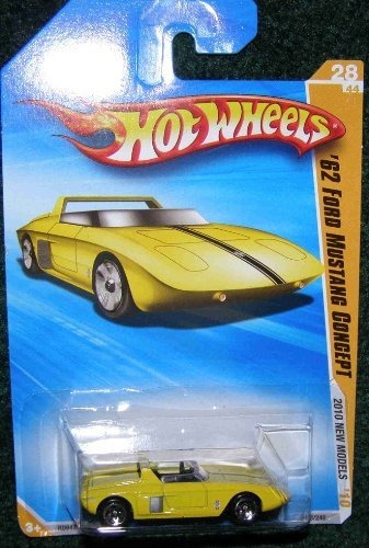 2010 Hot Wheels Nuevos Modelos Amarillo .62 Ford Mustang Con