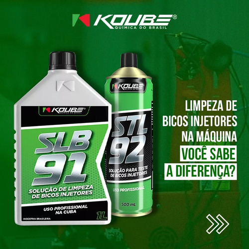 Stl92 Solução Teste Bicos Injetores Máquina + Slb91 Limpeza