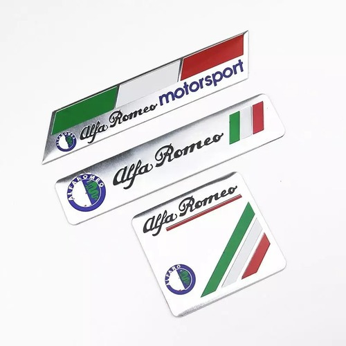 Emblema Insignia Metálica Alfa Romeo Motorsport Unitario
