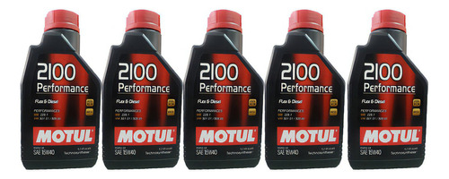 5 Oleo Motul 2100 Performance 15w40