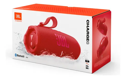 Parlante Jbl Charge 6 Portátil Con Bluetooth 45w Rms Rojo