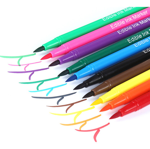Ei. Marcadores Para Colorir, Canetas, Alimentos Para