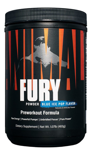 Animal Fury - Suplemento En Polvo Para Preentrenamiento Par.