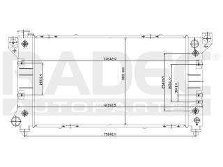 Radiador Chrysler Towncountry1996-1997 2.4l 2enfriadores Aut