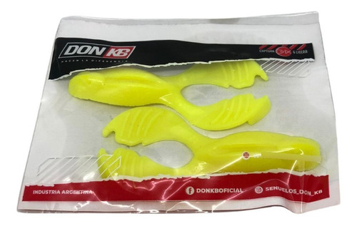 Goma Señuelo Don Kb Curly Crab 11g 10cm X2u. Pesca Tararira 