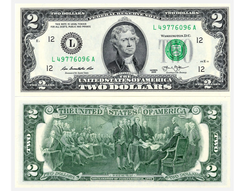 Estados Unidos - 2 Dólares - Año 2013
