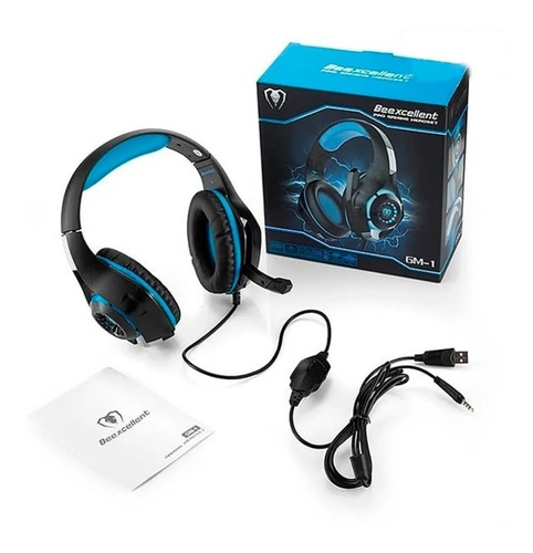 Audifonos Diadema Pro Gaming Moster Gm-3 Igoma Con Microfono