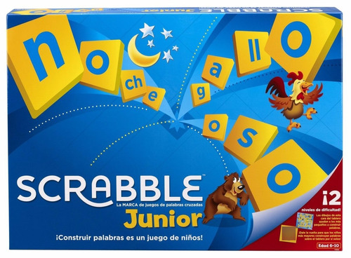 Juego De Mesa Scrabble Junior Para Niños De Mattel Games