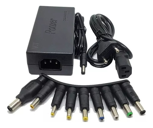 Cargador Universal Notebook Ajustable 9 Puntas 120w 12-24v