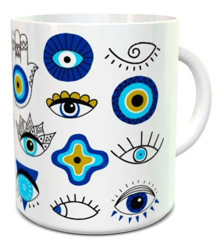 Taza Cerámica 11oz Ojo Turco Regalo Varios Modelos