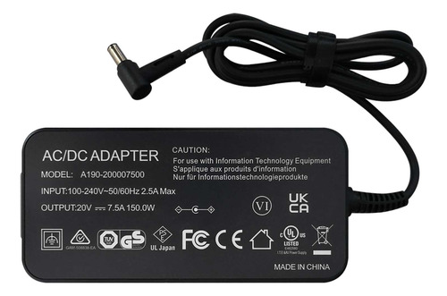 Cargador Adp-150chb Para Asus Tuf Gaming Fa506ii Fa506iv
