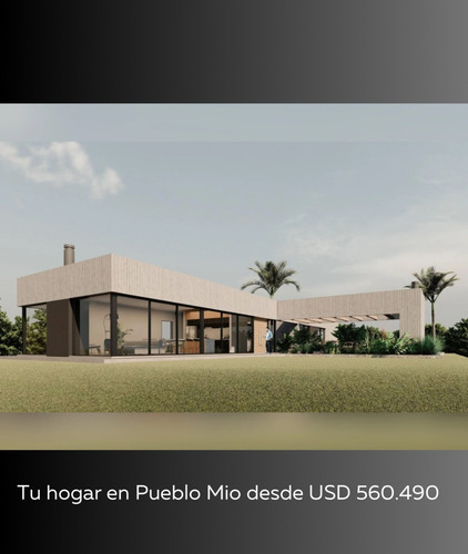 Barrio Privado, Propuesta Casa Lange , 3 Dormitorios. 4000 M2 De Terreno. Pueblo Mio, Manantiales