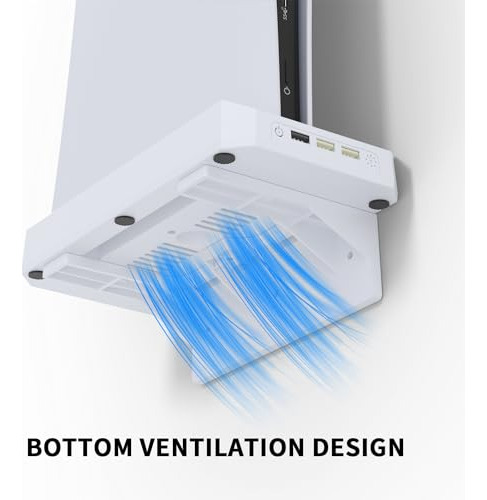 Pack De Soporte Vertical Rgb Para Ps5 Slim Con 3xusb