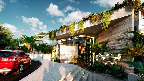 Departamento En Venta En Playa Del Carmen, Quintana Roo, The Leaf, Estilo Vanguardista