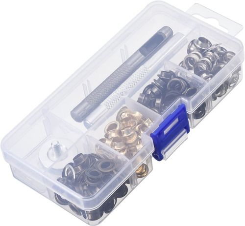 Ojetes 6 Mm Con Arandelas 4 Col. Kit 200 Sets C/herramienta
