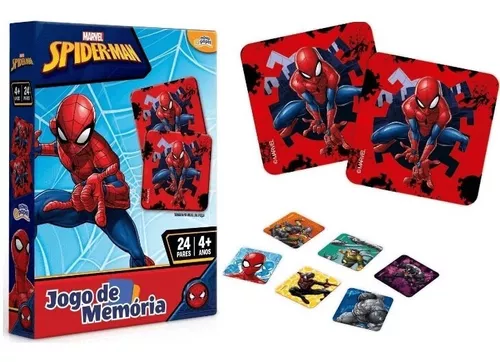 Jogo De Memoria Brinquedo Infantil Homem Aranha