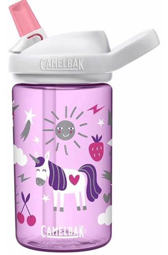 Termo Niños Botella De Agua Camelbak Popote Antiderrame 14oz