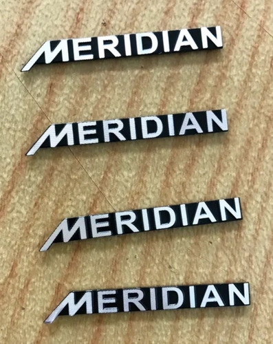 Emblema Meridian Para Auto/camioneta/bocinas. 2 Modelos. (Usado)