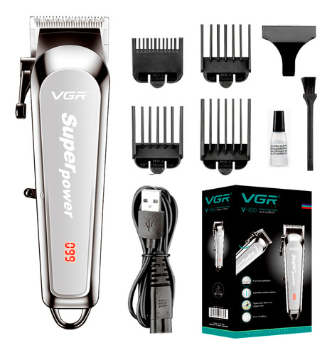 Cortador De Cabelo Profissional Oiv-060 4 Pentes Vgr