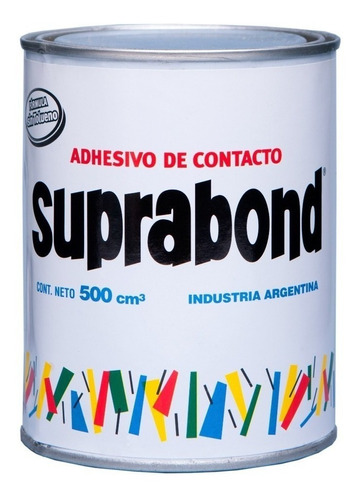 Adhesivo Suprabond De Contacto Sin Tolueno - Lata 4 Litros Color Neutro
