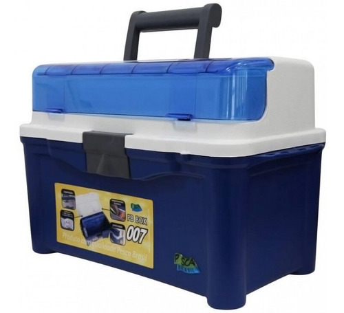 Caixa De Pesca Pesca Brasil Box 007 (com Estojos 47x29x22cm)