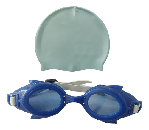 Lentes Y Gorra De Natación Silicona Agua Piscina Mvdsport