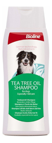Shampoo Para Perro De Aceite Árbol De Té Bioline 250 Ml 