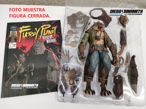 Figura Veteran William Furay Planet Lobo Wolf Tipo Neca 21cm