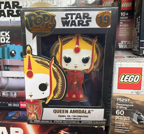 Funko Pop Pin Queen Amidala Star Wars 19