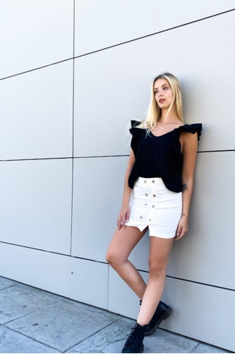 Imagen 2 de 9 de Polleras Cortas Para Mujer Jorgelina Arza Modelo Jacky