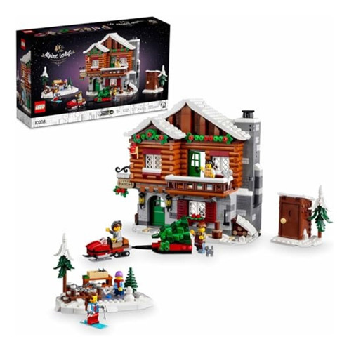 Lego Alpine Lodge Set Para Adultos Cabaña Invierno 10325