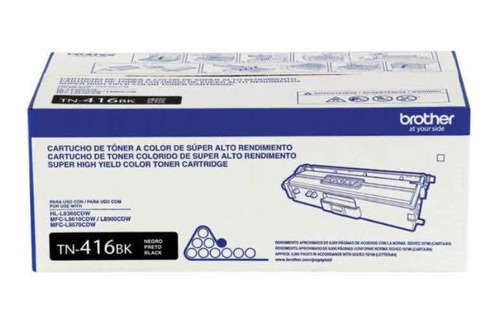 Toner Tn 416 Bk Negro Original