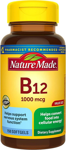 Nature-made, Vitamina B12,  Mcg, , 150, 1, 1