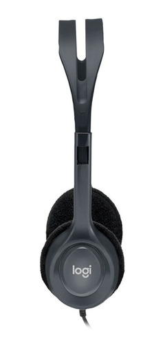 Imagen 3 de 10 de Auricular Vincha Headset Logitech H111 Micrófono 3.5mm Minip