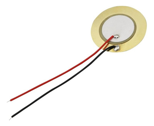 Piezo Electrico 27mm Con Cable, Buzzer, Transductor, Sensor