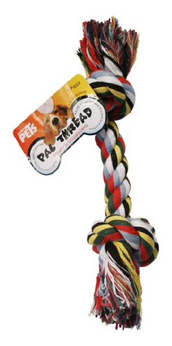 Hueso Hilo Algodon Dental Multicolor 35 Cm Perro Fancy Pets