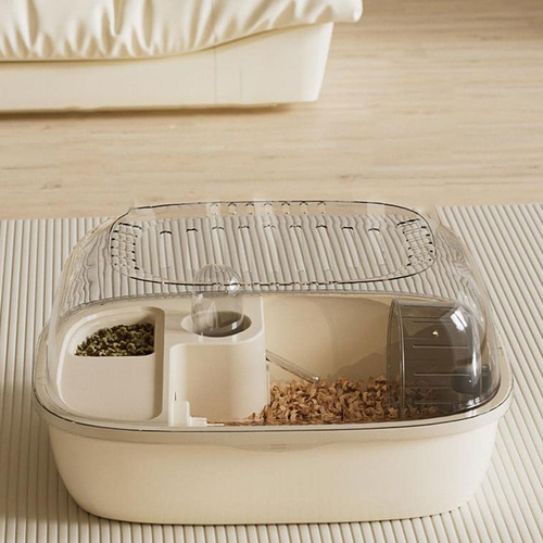 Hábitat De Jaula De Hámster Ejercicio Portátil De Beige