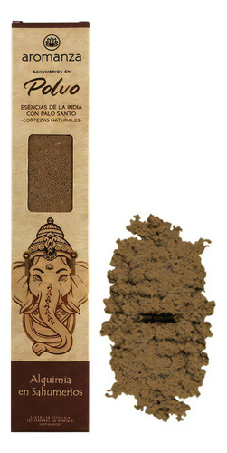 Sahumerios En Polvo Aromanza X 1 Unidad Fragancia Esencia De La India Con Palo Santo